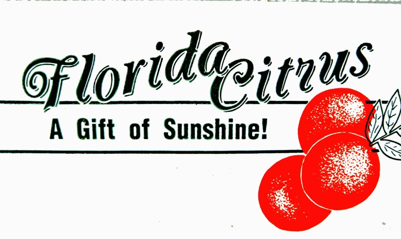 florida citrus label