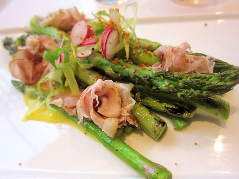 asparagus ham