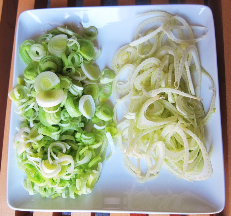 fennel leeks